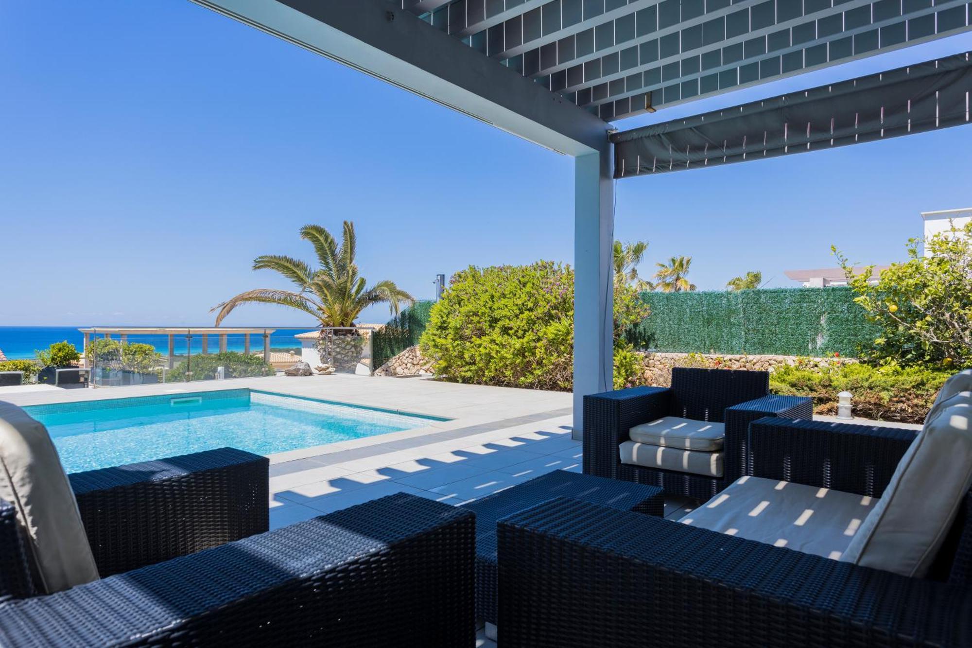 V196 Villa Brisa By Menorcarentals Villas Сон-Боу Екстер'єр фото
